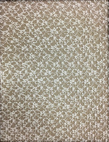 Remnant Pleated Floral Lace (1564) -Ivory