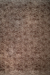 Sequined Floral Corded Lace (1683BD) - Chocolate