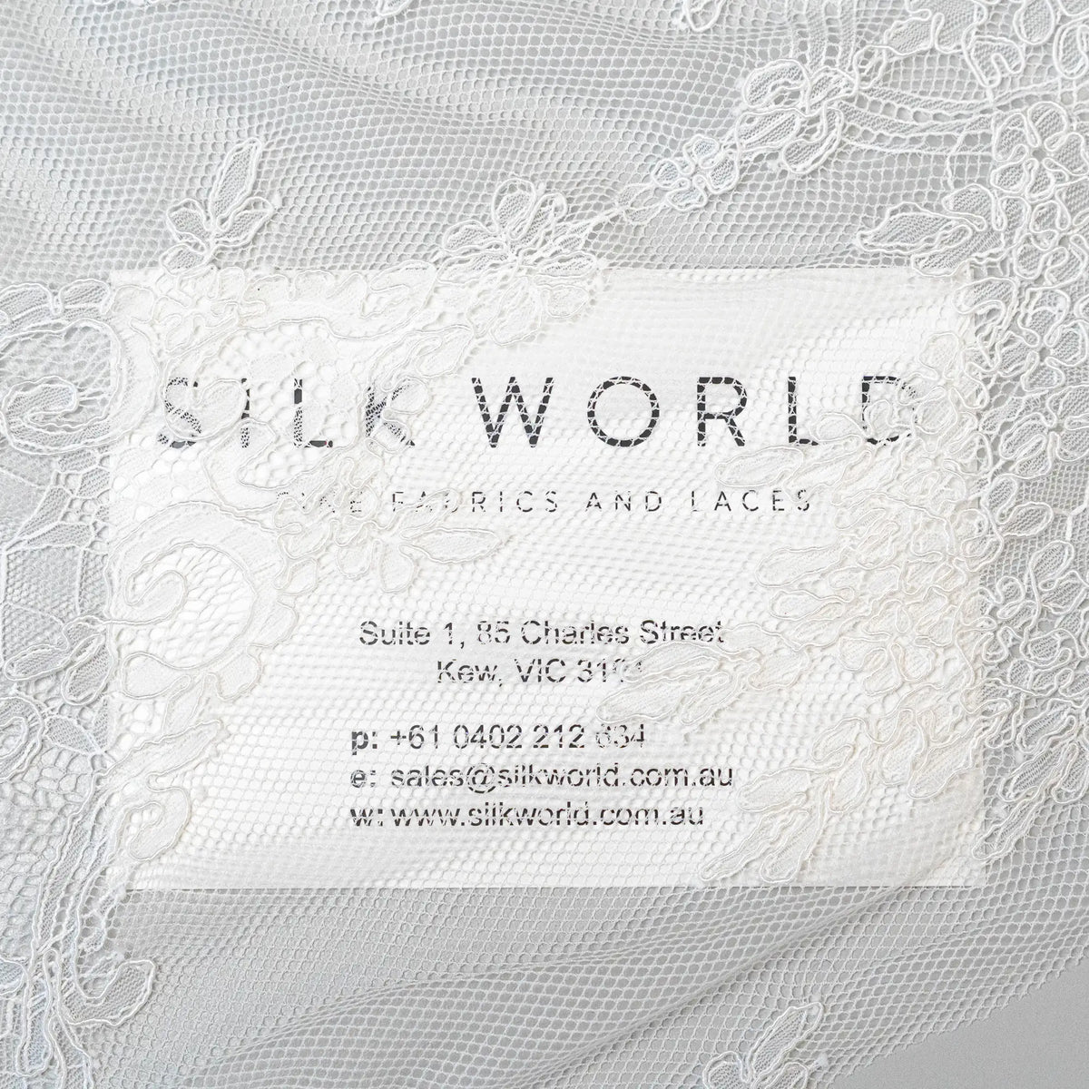 Ornate Floral Corded Lace (1685) - Ivory