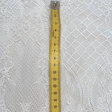 Ornate Floral Corded Lace (1685) - Ivory