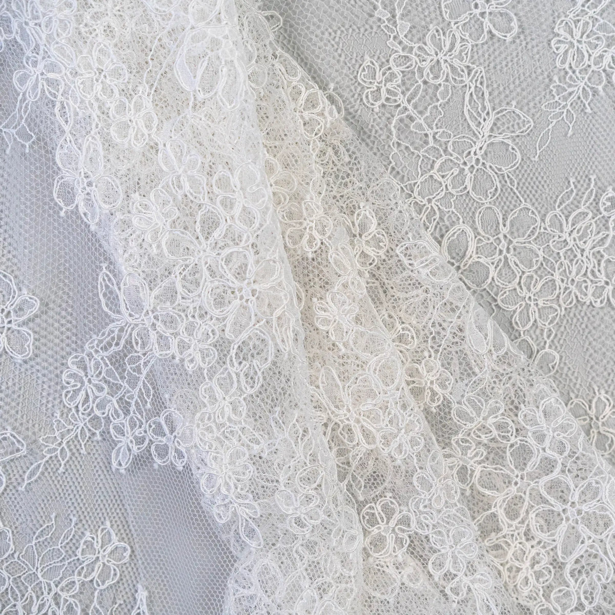 Floret Corded Lace (1686) - S. Ivory