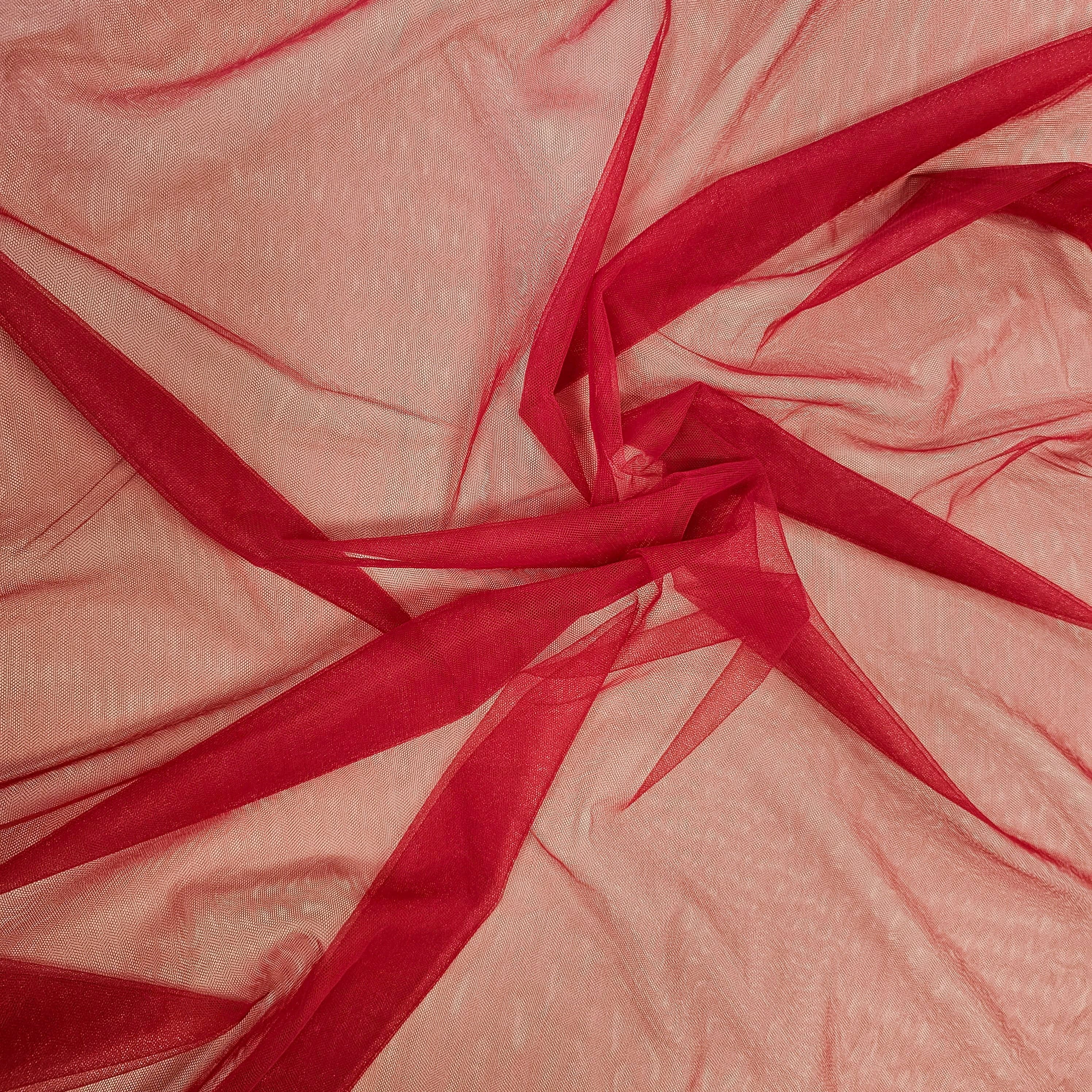 Rust 1D Tulle — lightweight and soft, 100% nylon, 160cm wide