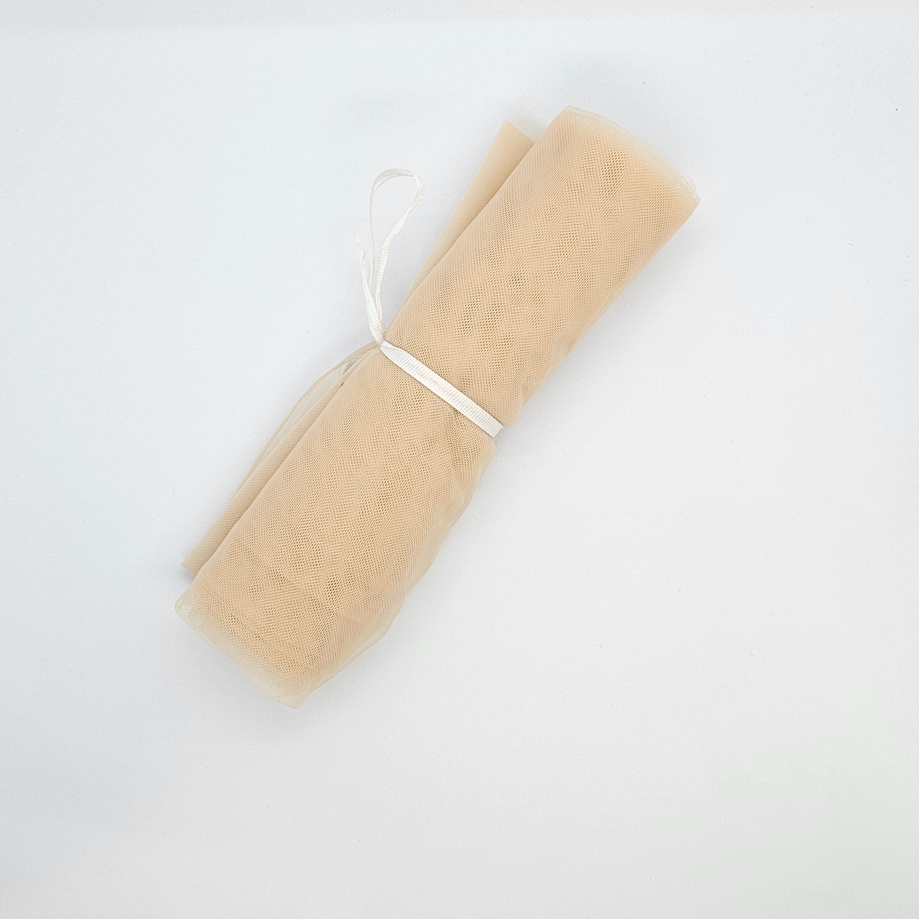 Nude 2D Tulle — lightweight and soft, 100% nylon, 300cm wide