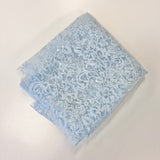 Remnant Beaded Lace (1673BD) - Baby Blue