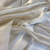 Gold Tissue Organza — a very fine, lightweight sheer organza, 110cm wide