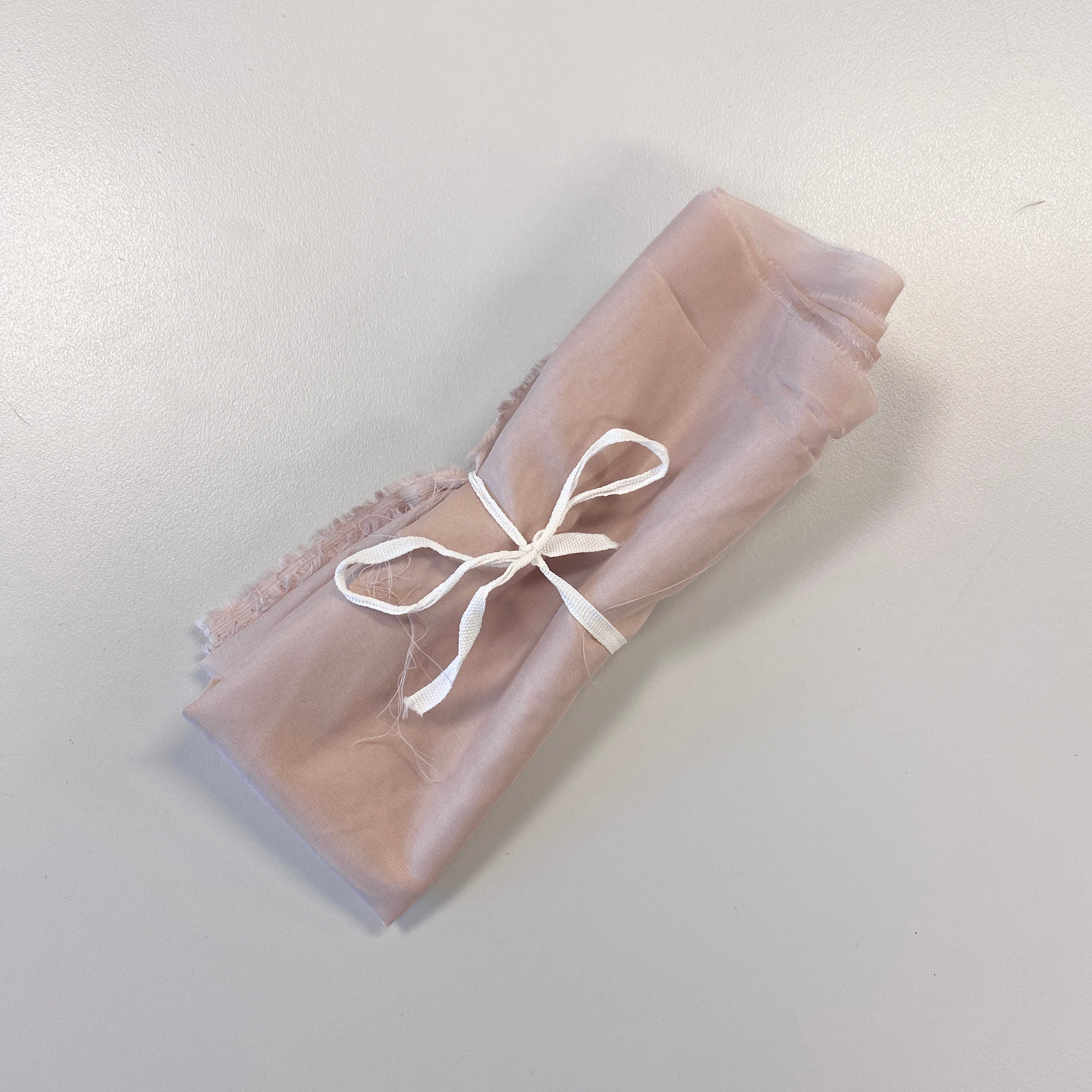Remnant Silk Cotton Voile - Tea Rose