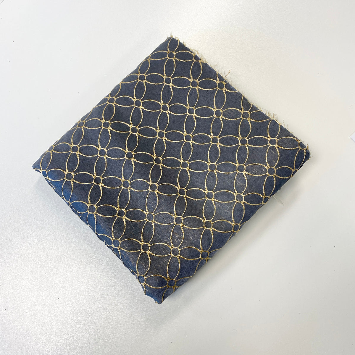 Remnant Metallic Jacquard (Y85216) - Moonlight