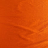 Burnt Orange Polyester Dupion — mid-weight and crisp with a lightly slubbed texture, 100% polyester, 140cm wide