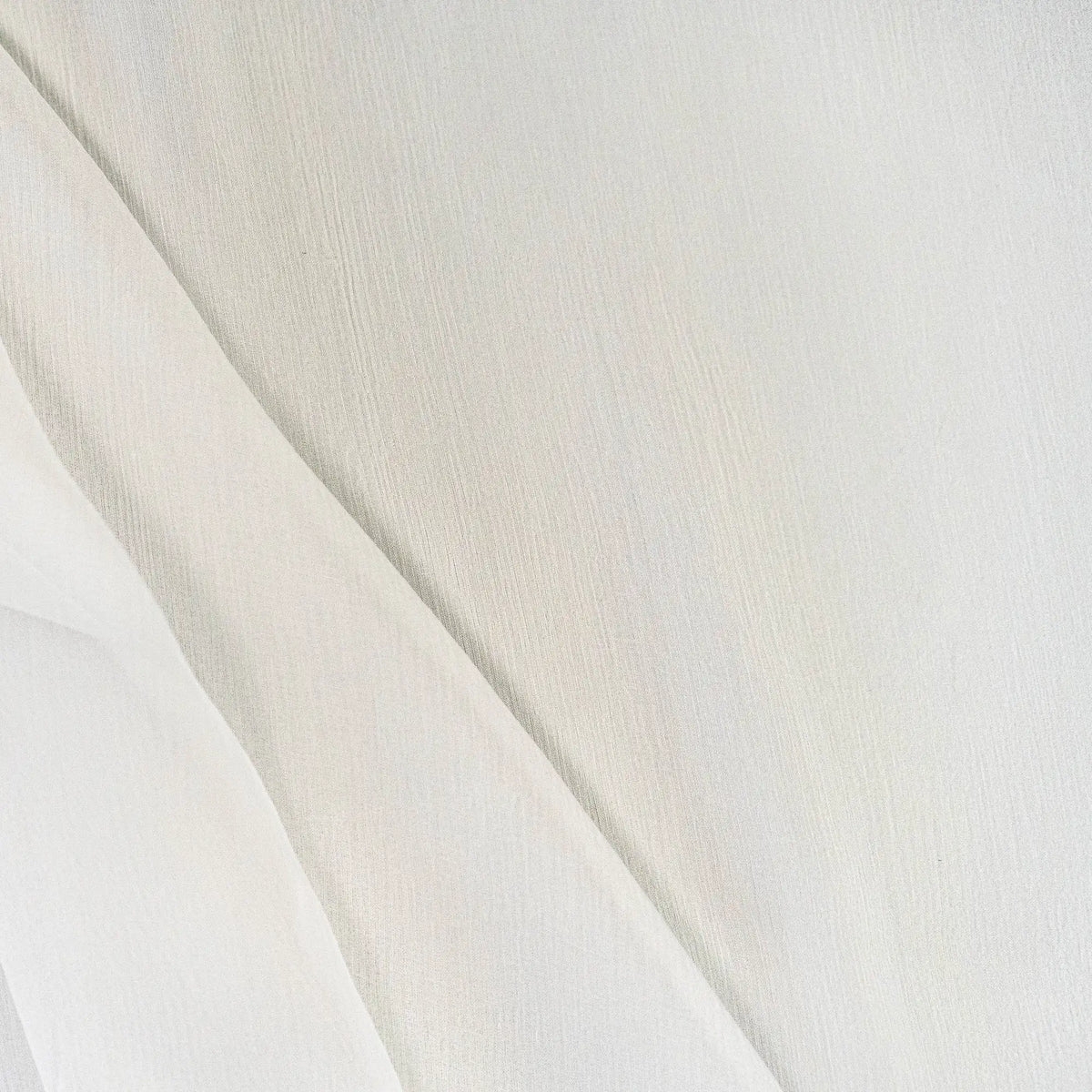 Crinkle Silk Chiffon - Ivory