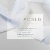 Crinkle Silk Chiffon - White