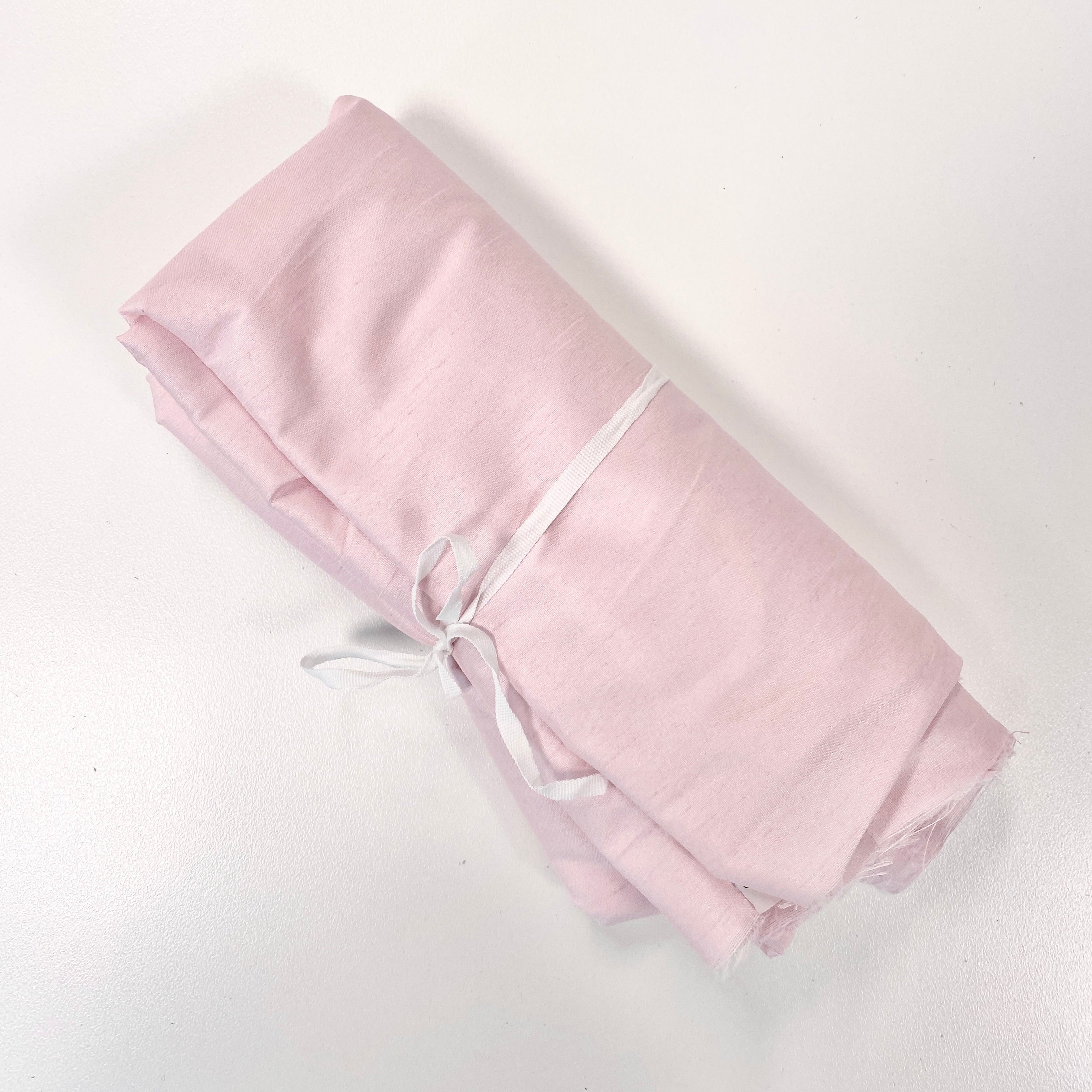 Remnant Polyester Dupion - Pale Pink