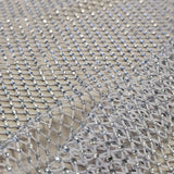 Diamante Mesh Optic Silver