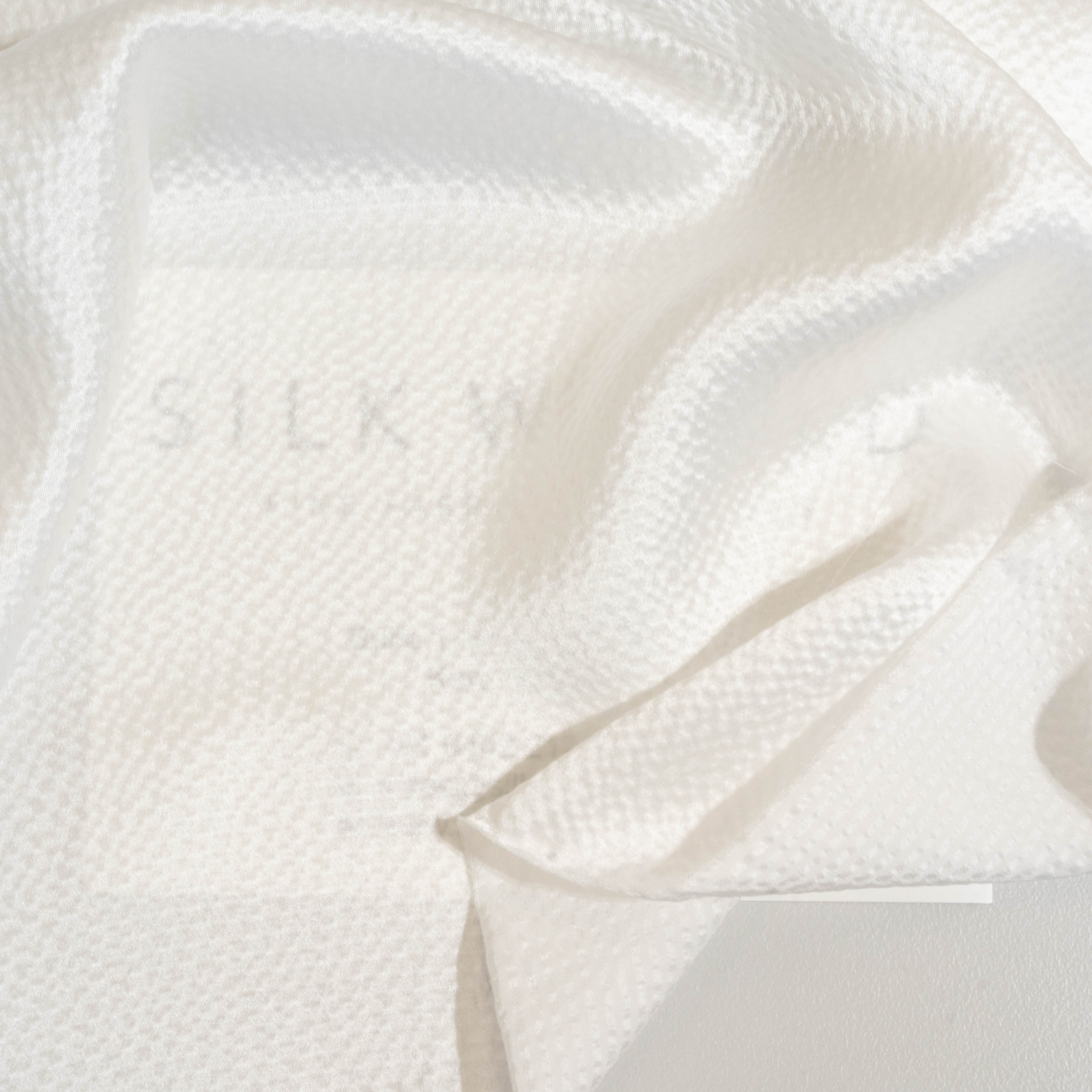 Hammered Satin - Ivory