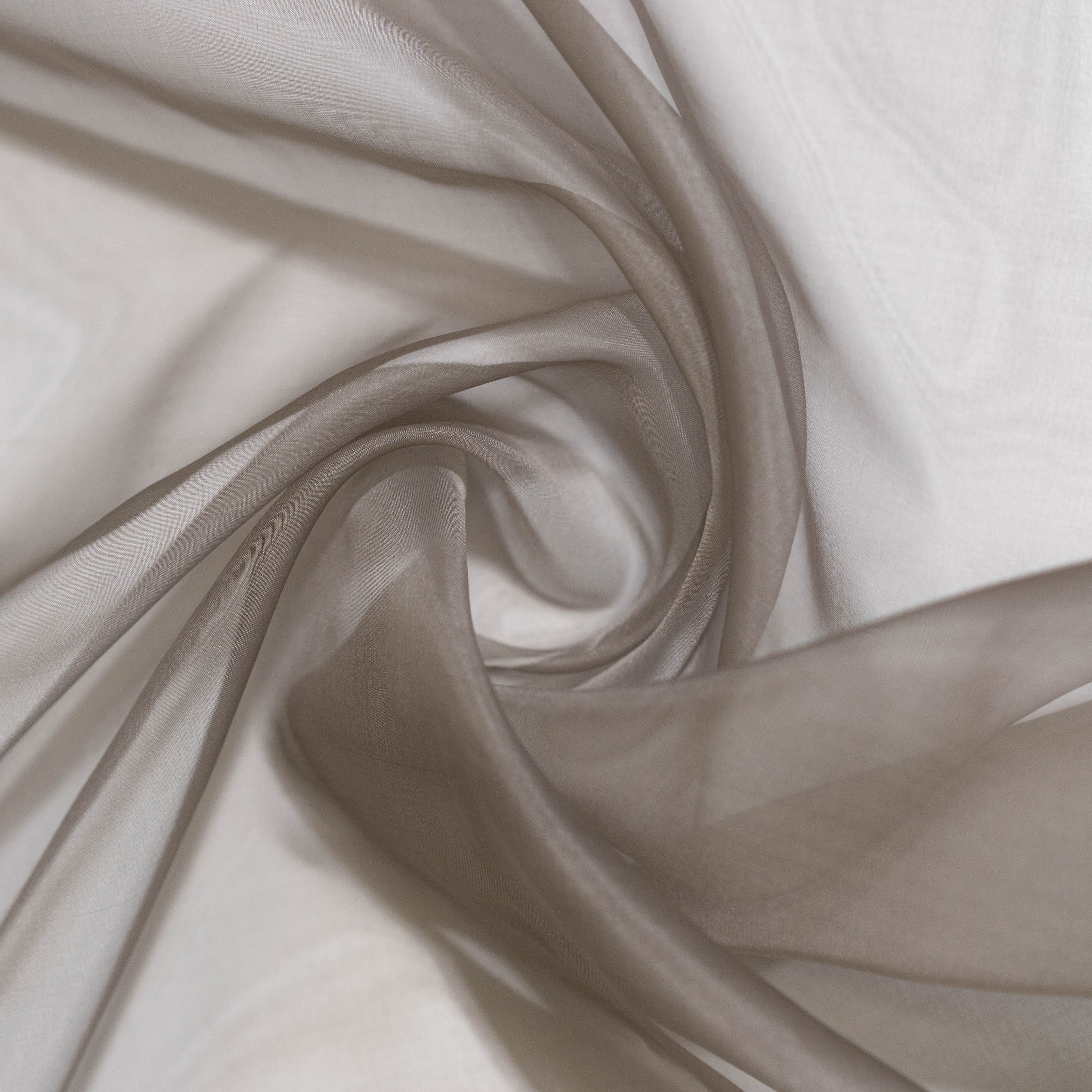 Silk Organza - Taupe (137cm)