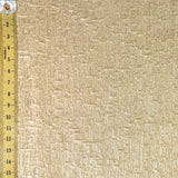 Jewel Gold Metallic Jacquard — featuring a woven metallic jacquard design with a soft feel and stiff drape, 140cm wide