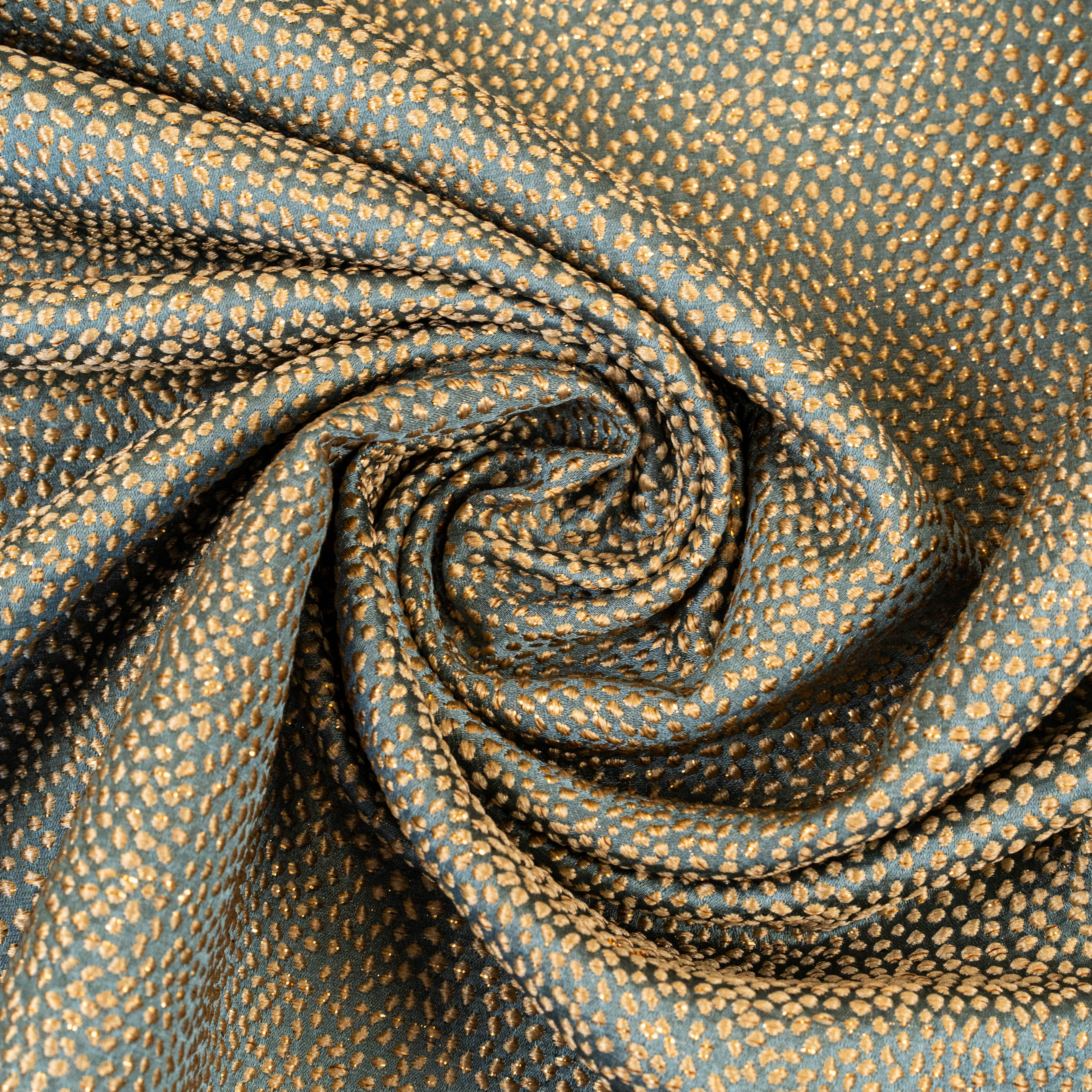 Metallic Jacquard Sage