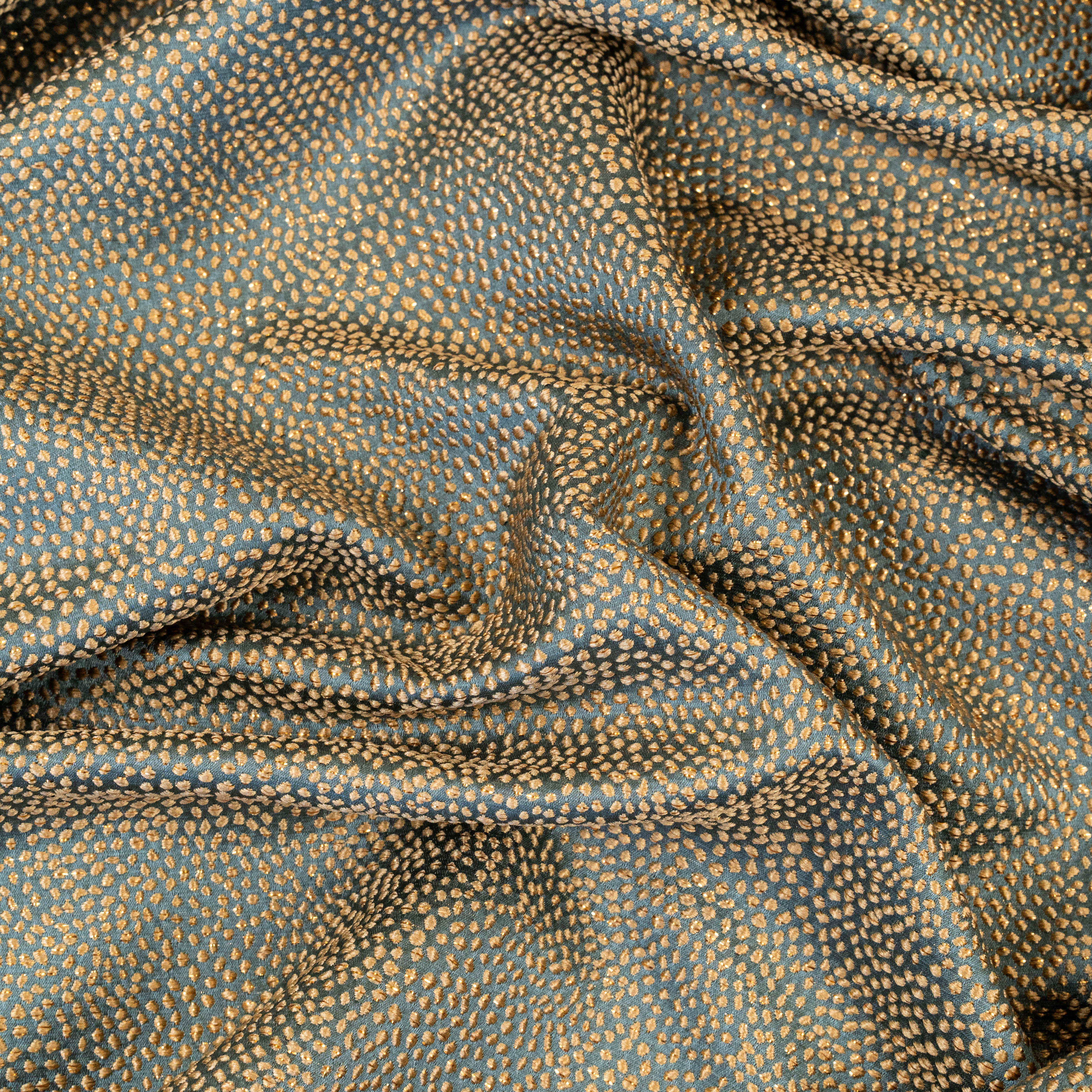Metallic Jacquard Sage