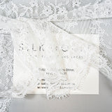 Cascading Arch Chantilly Lace (1679) - S. Ivory