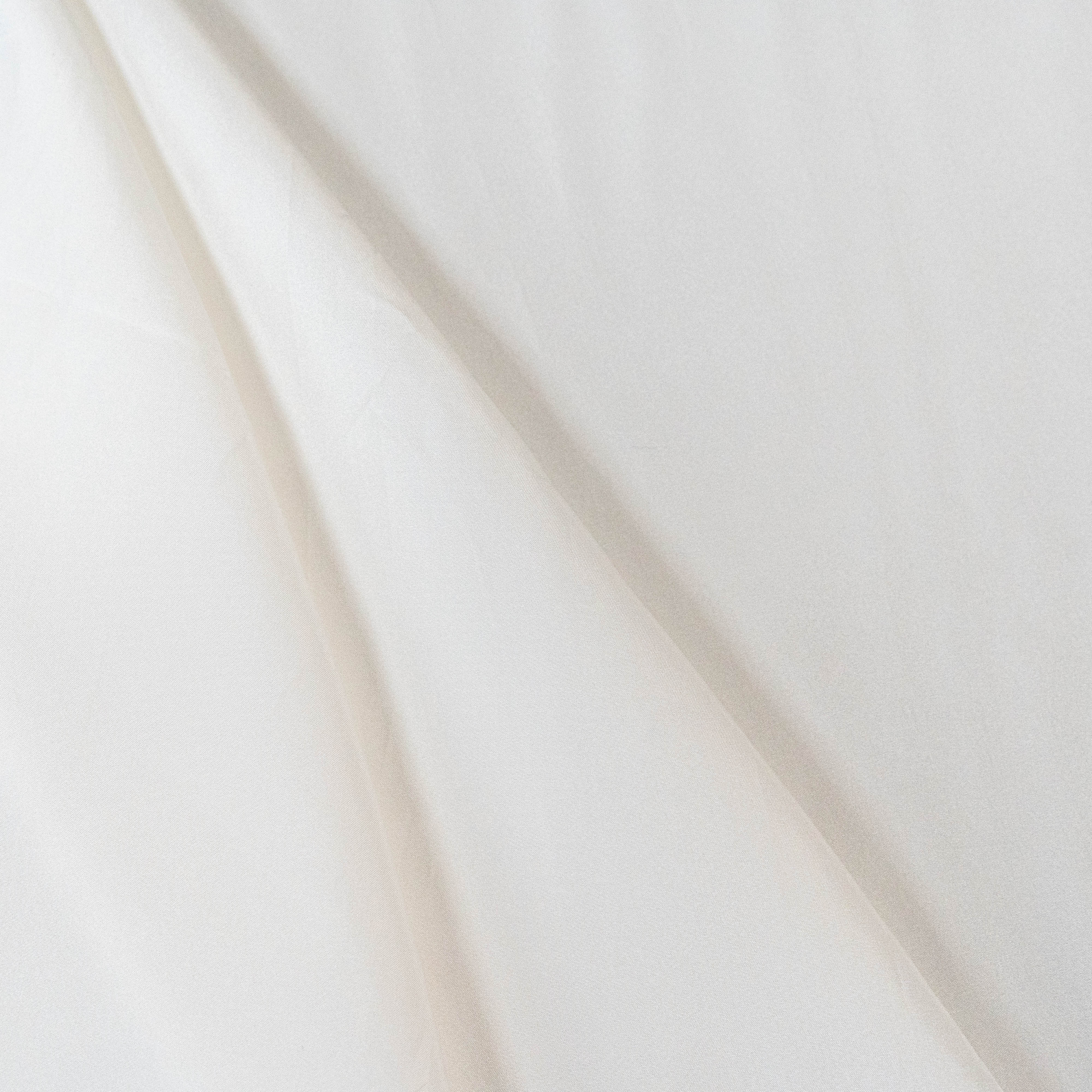 Midweight Silk Habotai - Ivory