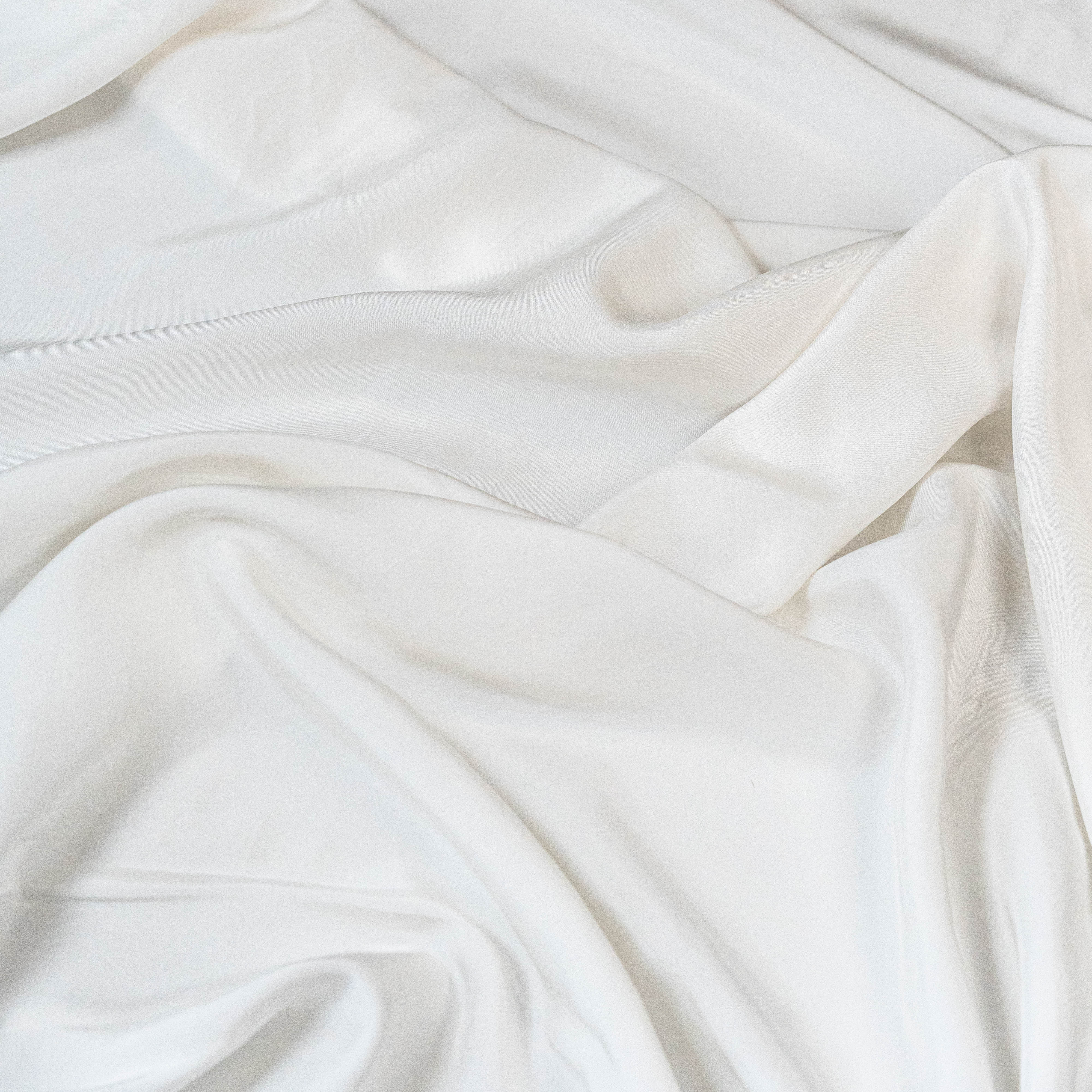 Midweight Silk Habotai - Ivory