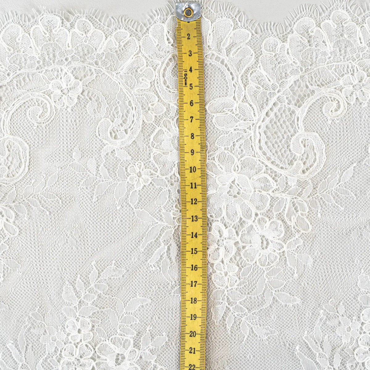 Efflorescent Corded Lace Trim (1524T) - Ivory