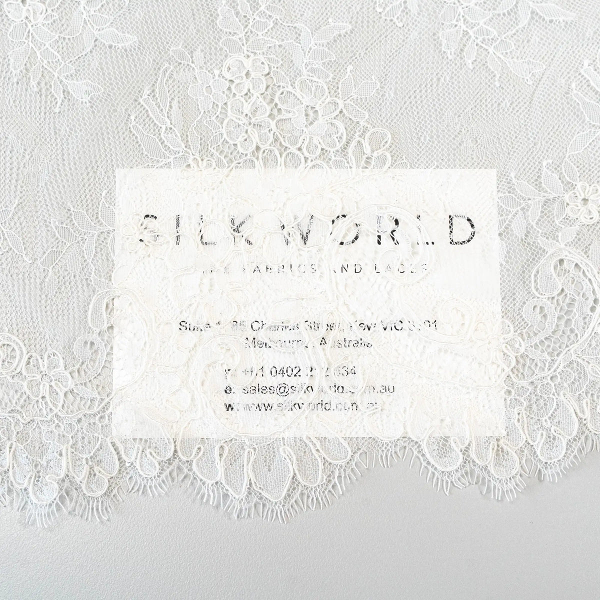 Efflorescent Corded Lace Trim (1524T) - Ivory