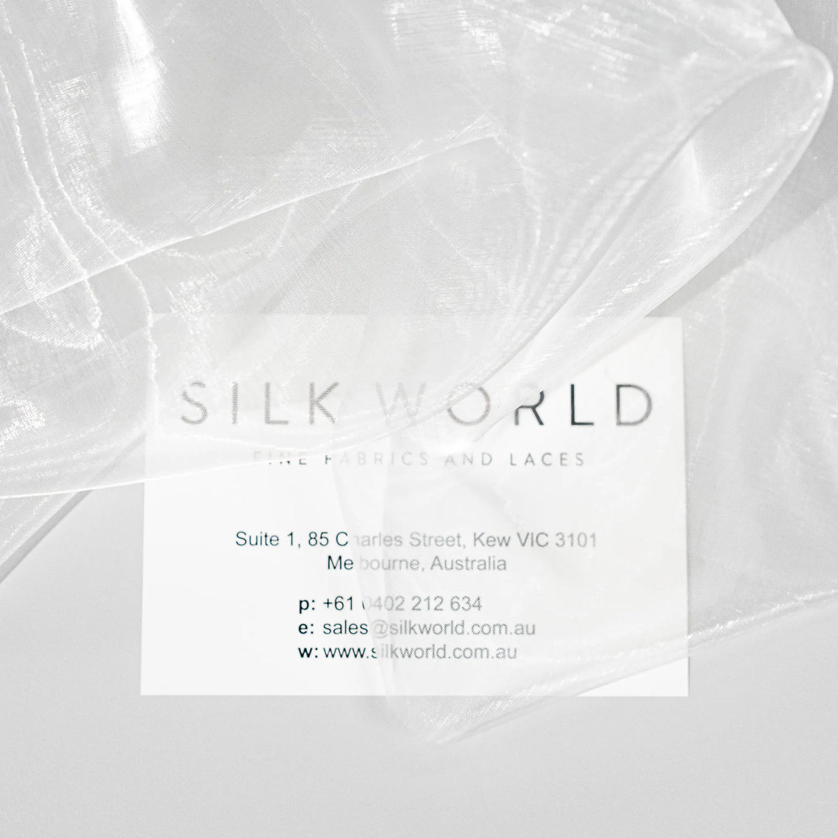 Liquid Organza - Off White