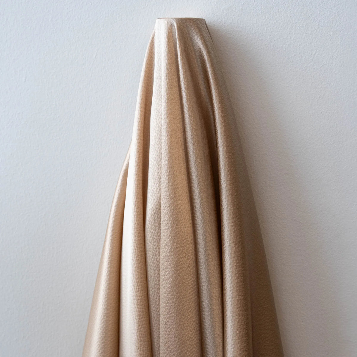 Hammered Silk Satin - Nude