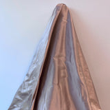 Cameo Rose Silk Dupion — mid-weight and crisp with a lightly slubbed texture, 100% silk, 137cm wide