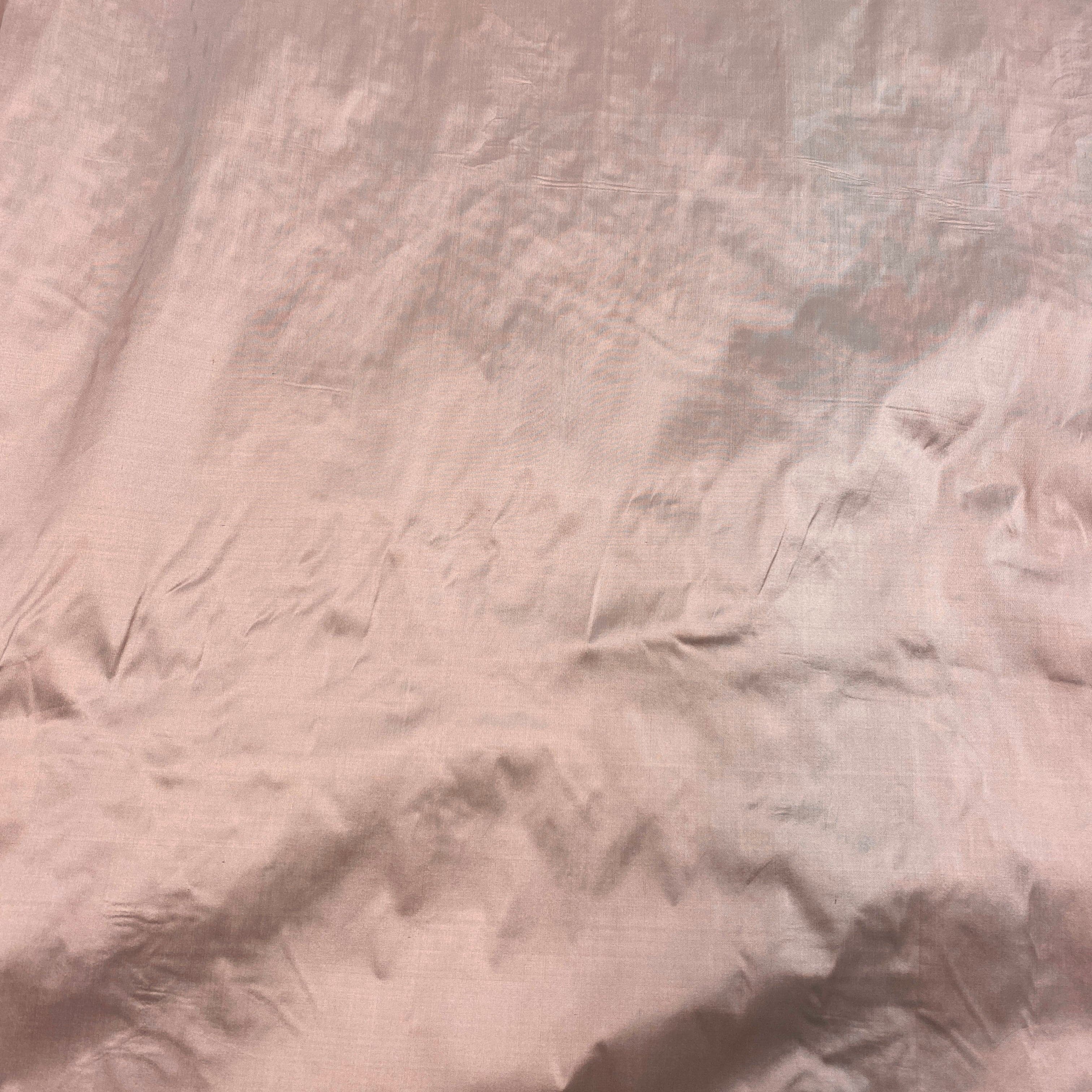 Cameo Rose Silk Dupion — mid-weight and crisp with a lightly slubbed texture, 100% silk, 137cm wide