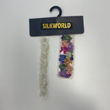 Remnant Embellished Trim Bundle - Multi & Ivory / Nude
