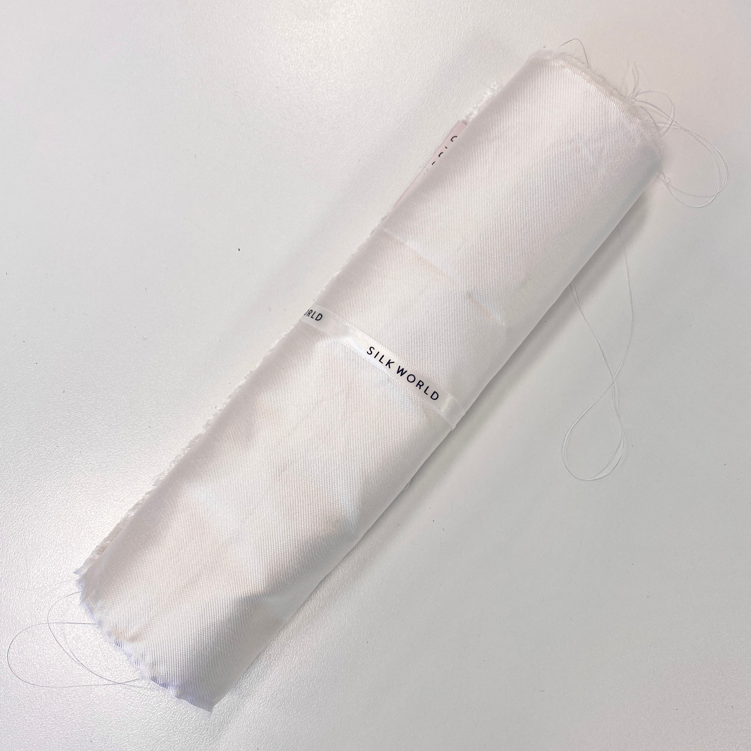 Remnant Silk Zibeline (Mikado) - White