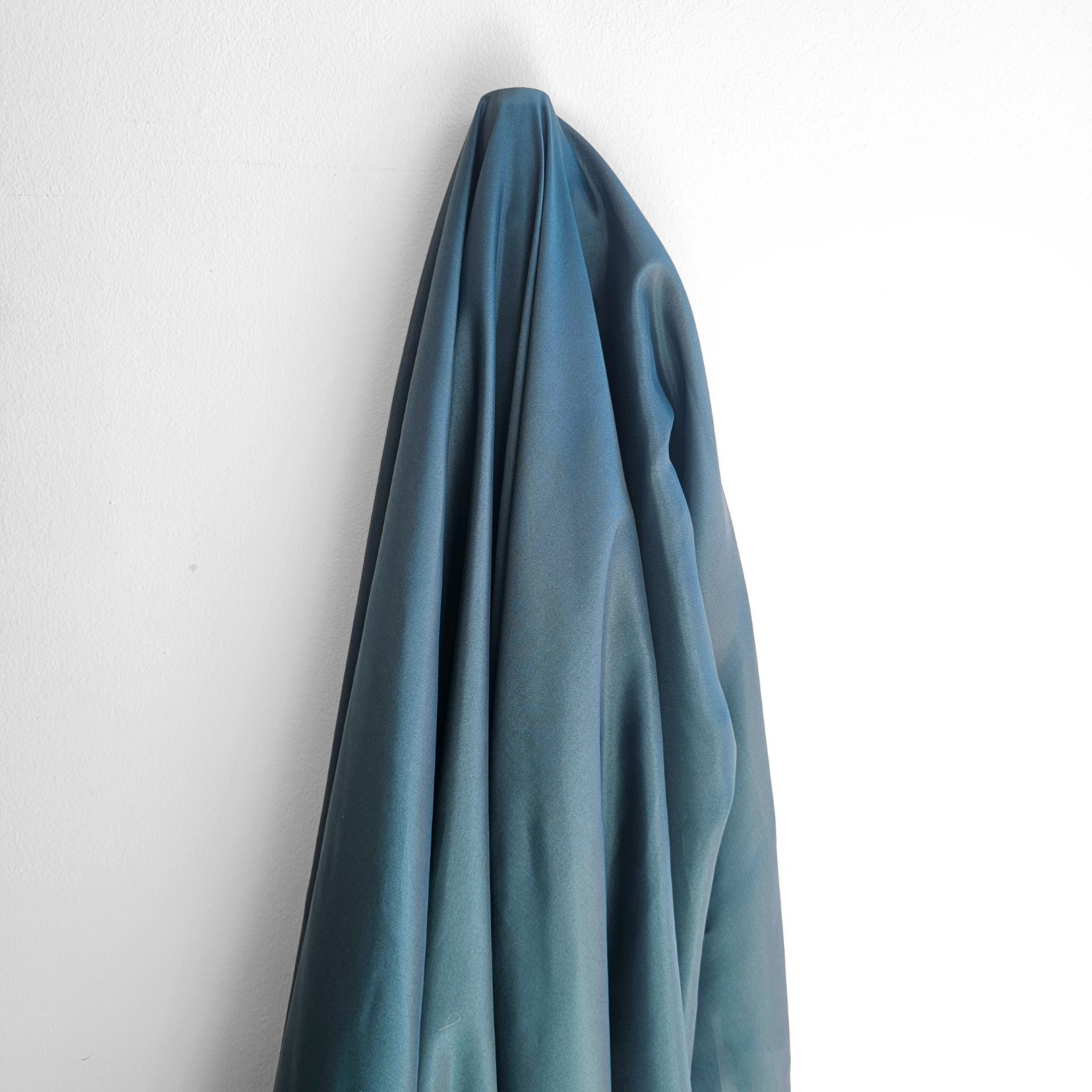 Ocean Habotai — soft with a light, airy drape and a smooth satin finish, 100% mulberry silk, 140cm wide