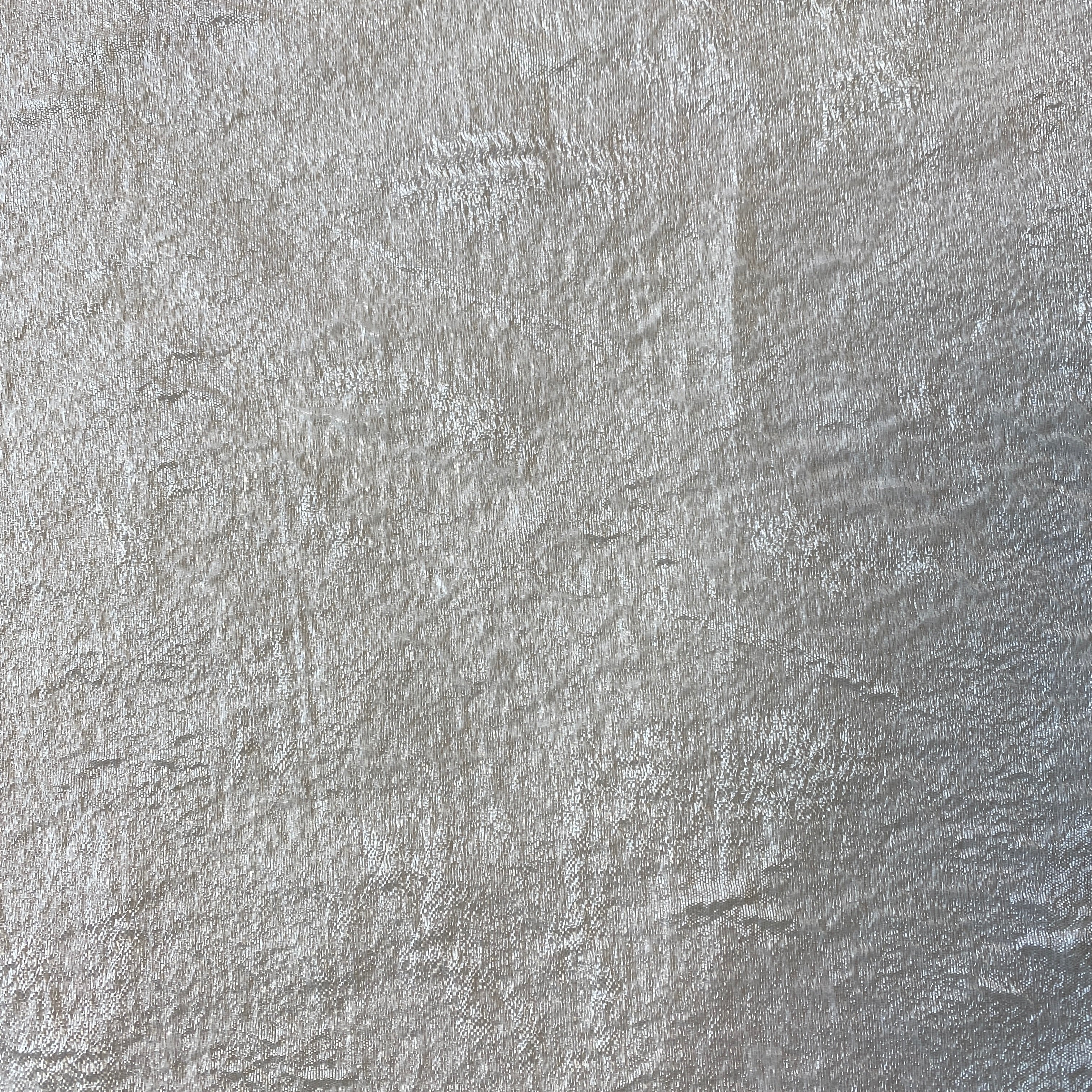 Ivory Crushed Metallic Jacquard — a crushed jacquard with a metallic sheen