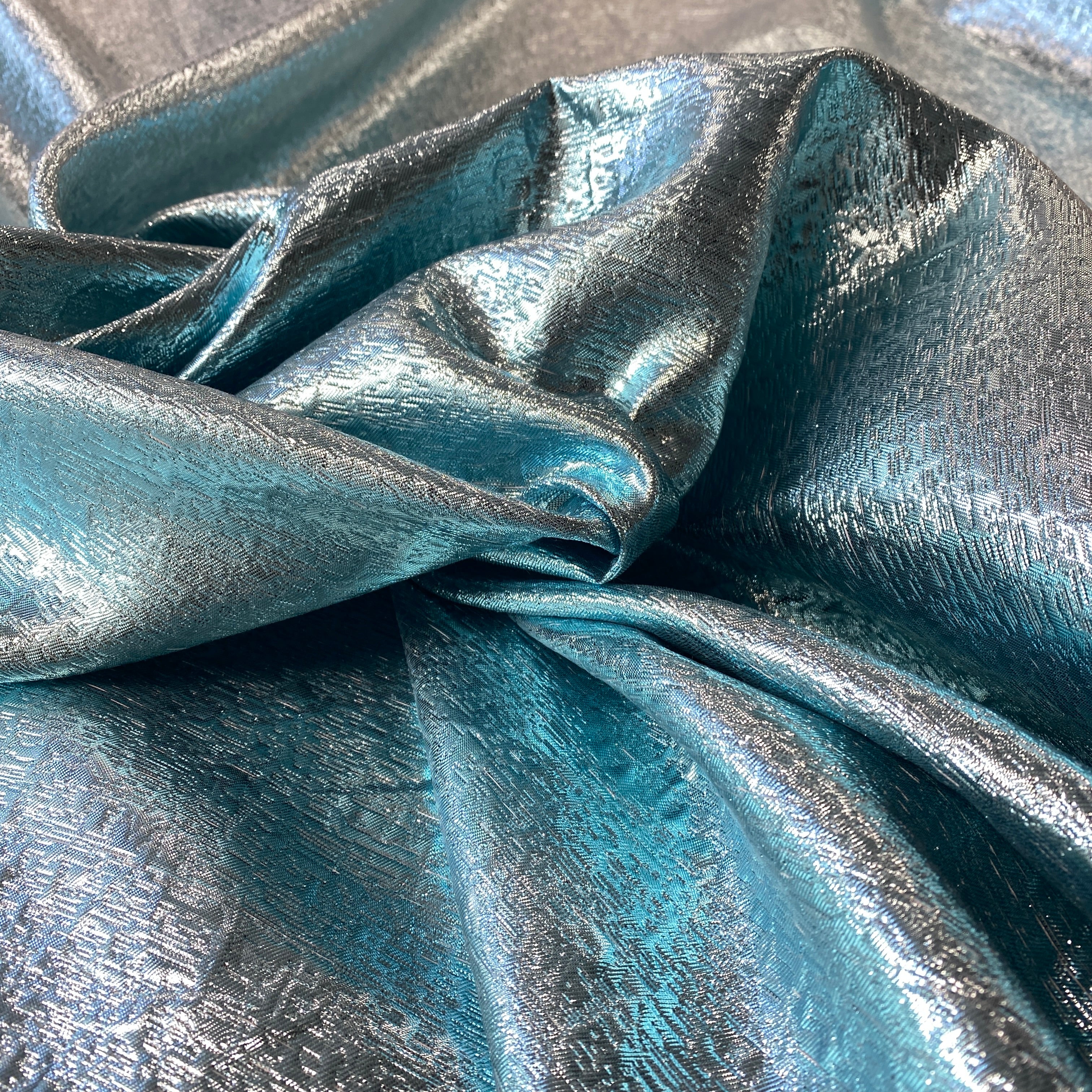 Metallic Jacquard (Y399) - Baby Blue