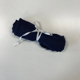 Remnant Rose Petal Satin – Navy