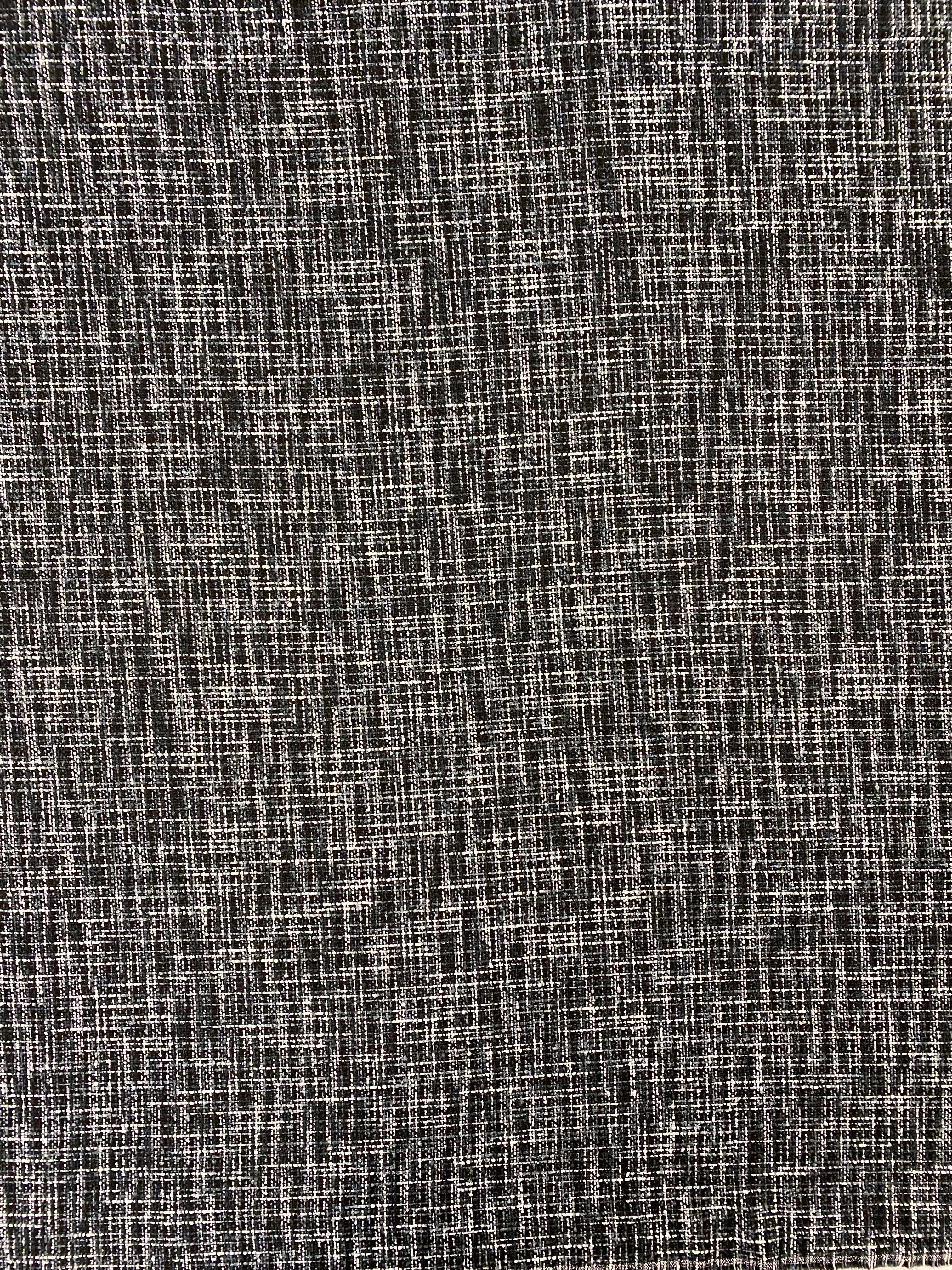 Italian Wool Blend Boucle - Black / White