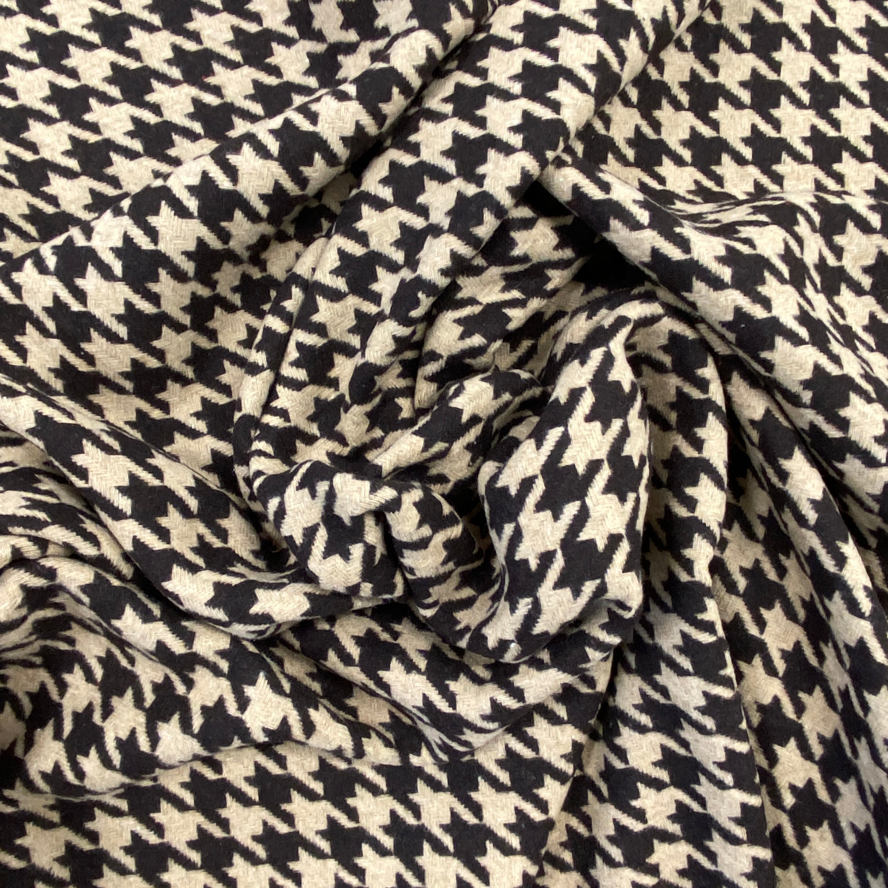 Italian Wool Tweed - Beige / Brown