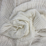 Ruched Velvet - Ivory