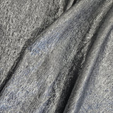 Gunmetal Metallic Jacquard — featuring a woven metallic jacquard design with a soft feel and stiff drape, 140cm wide