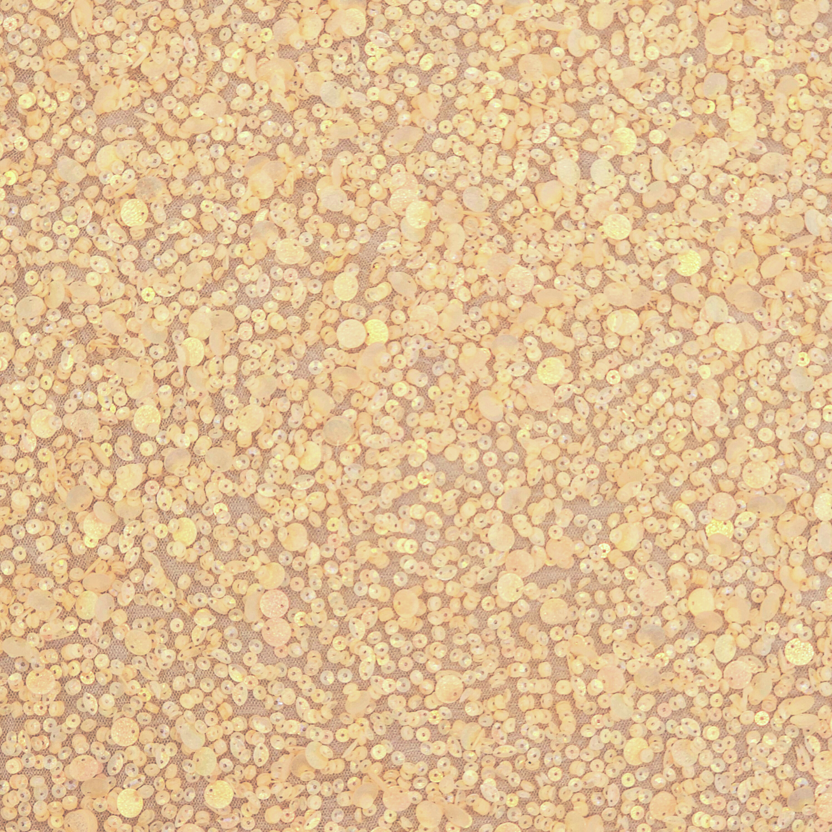 Gold Sequin Tulle — featuring hand-beading and sequins, 100% nylon, 110cm wide