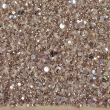 Taupe Sequin Tulle — featuring hand-beading and sequins, 100% nylon, 110cm wide
