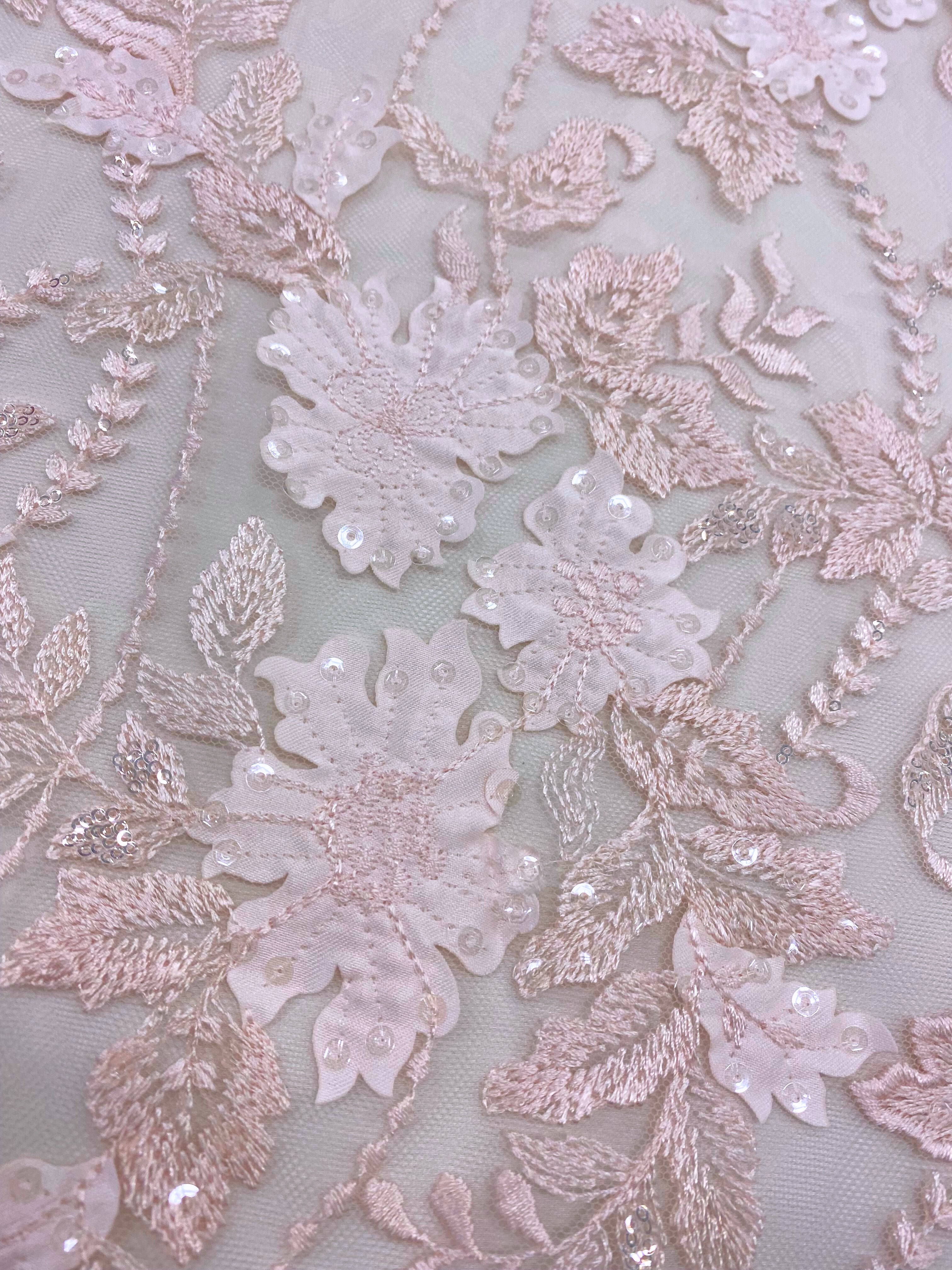 Embellished 3-D Floral Design (LV12378) Peony