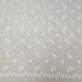 Ivory 3D Floral Tulle — featuring floral motifs, a 3D floral design and a border design, 50% nylon 50% rayon, 130cm wide