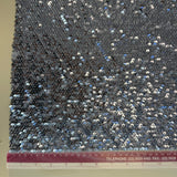 Wedgewood Sequined Tulle — featuring hand-beading and sequins, 50% rayon 50% nylon, 130cm wide