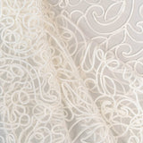 Soutache Embroidered Tulle (LV14766) - Ivory