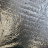 Black Metallic Crushed Foil — a crushed fabric with a metallic foil finish
