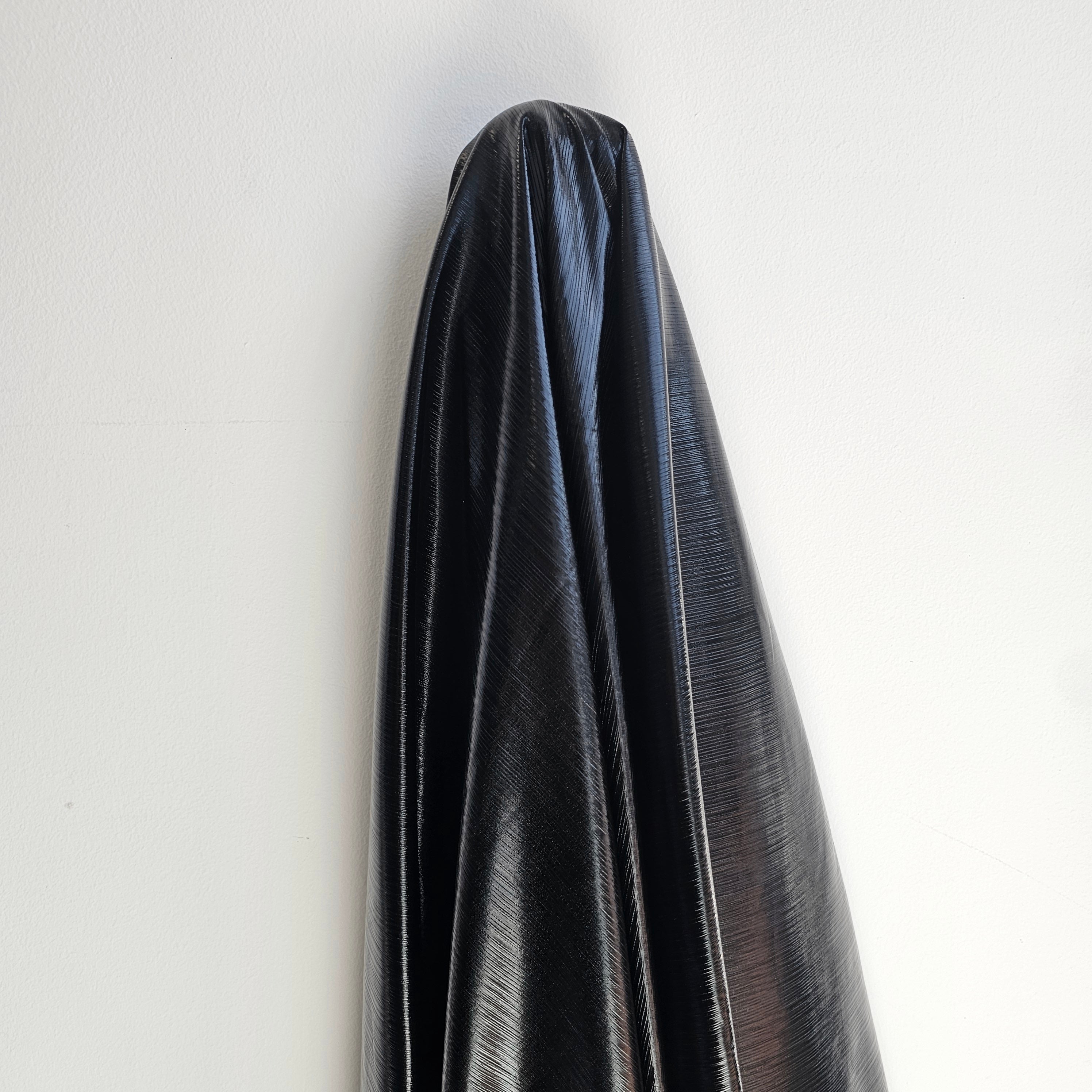 Black Metallic Knit — a soft knit with a metallic sheen