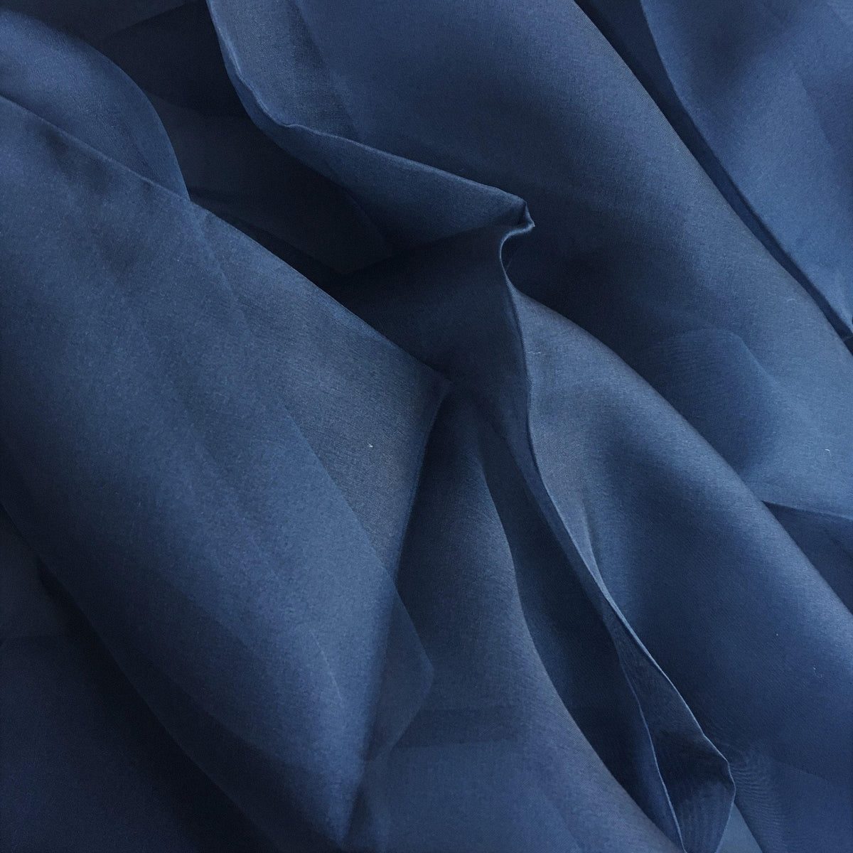 Remnant Silk Organza - Navy
