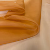 Silk Organza - Burnt Orange (137cm)